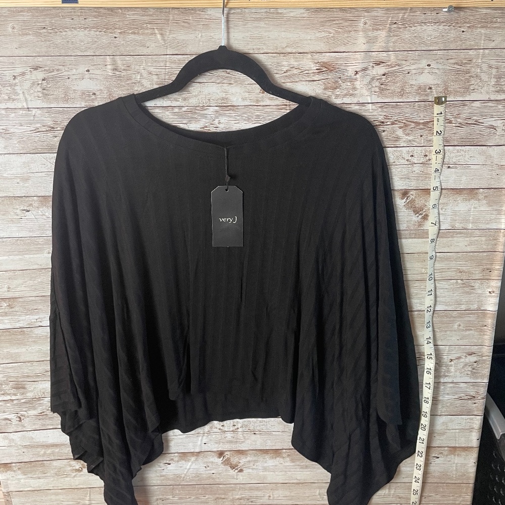 Black long sleeve blouse